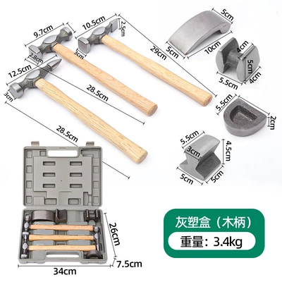 Mühərrik tənzimləmə alətləri – Metal Repair Tools - gray-plastic-box-wooden-handle
