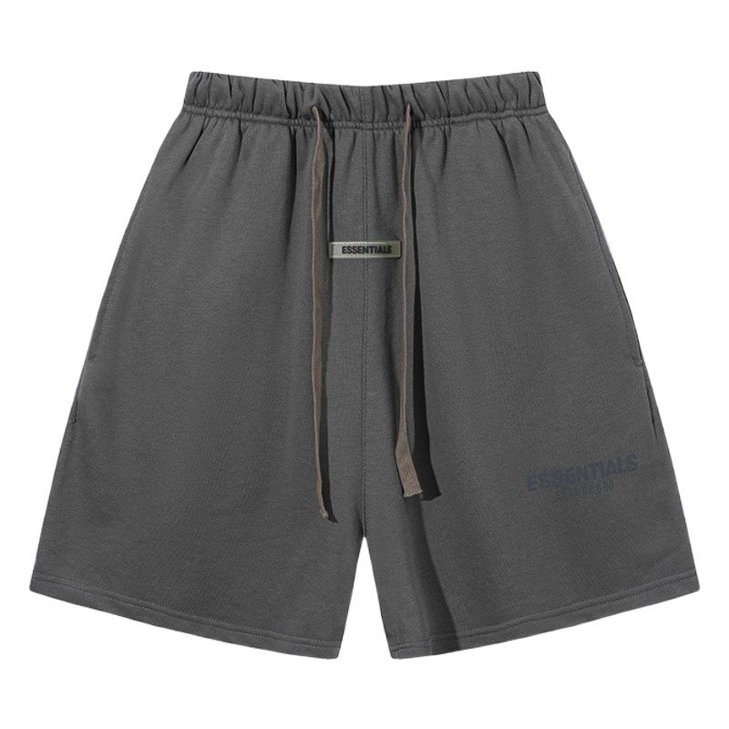 Nueva moda americana doble línea esencial pantalones cortos reflectantes temporada de los hombres quinto pantalones de la calle suelta hombres y mujeres mismo estilo