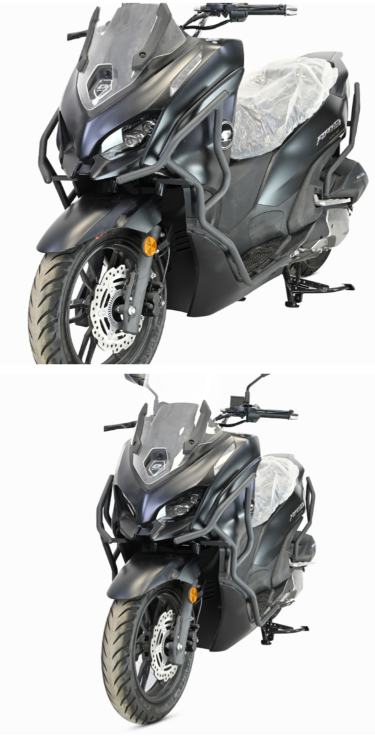Muscle car Wolf applicable to Qianjiang Hong 150city City version bumper anti-fall anti-collision bumper modification