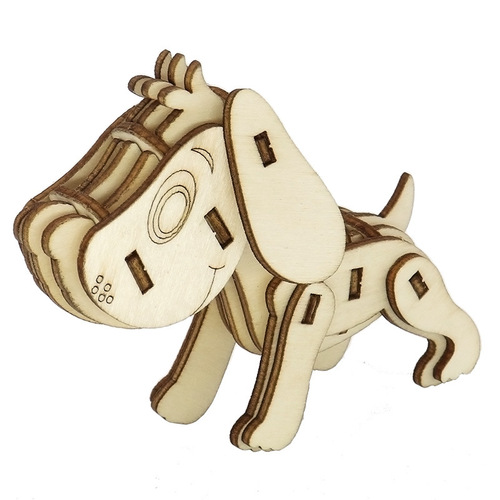 Wooden model assembly toys kindergarten activities mini handmade 3D three-dimensional puzzle children wholesale night market