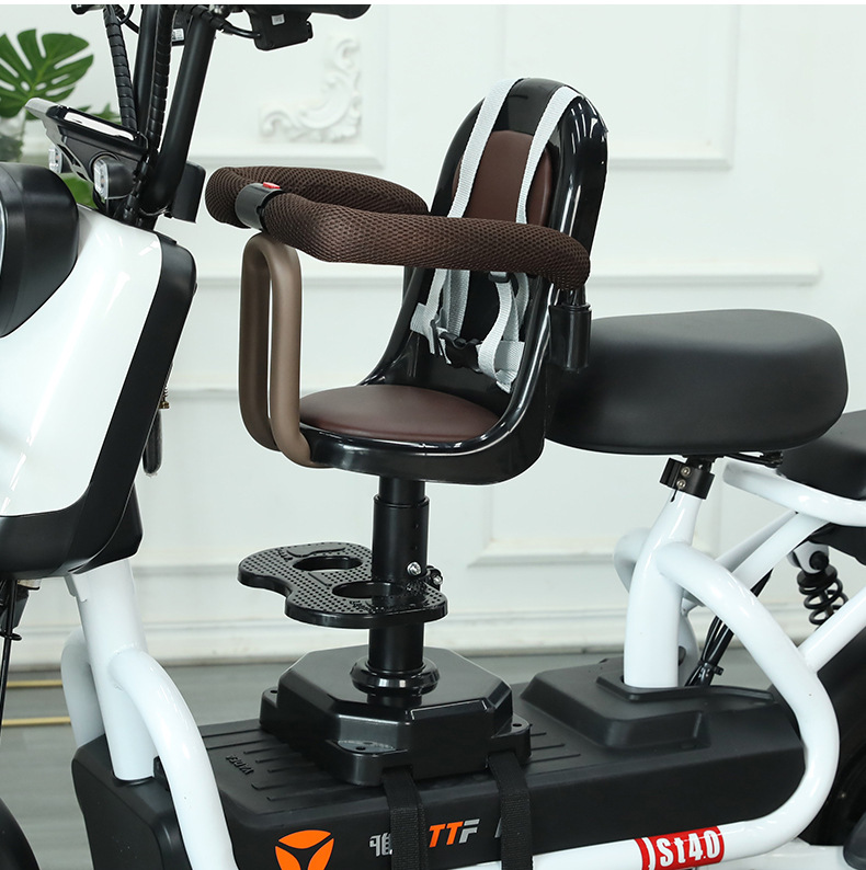 Electric car Children's seat front motorcycle baby front seat battery car scooter baby shock absorber seat