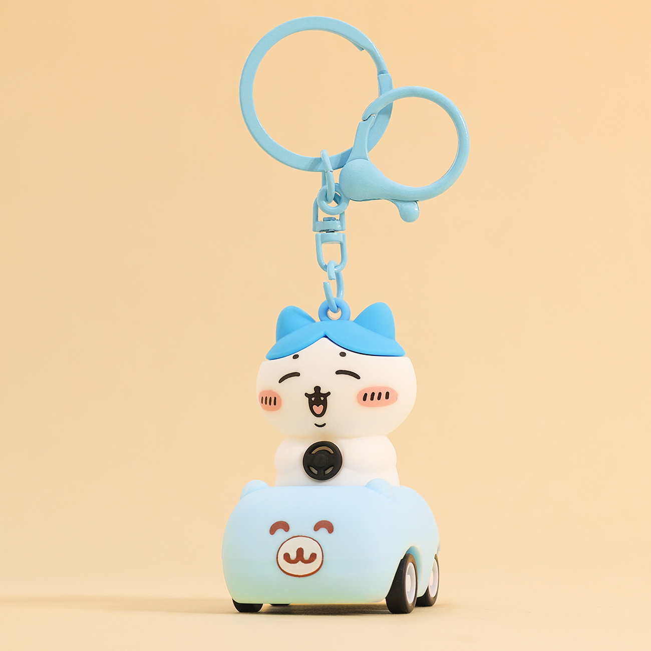 Chiikawa japonés rulli de dibujos animados llavero creativo muñeca jiikawa bolsas escolares colgantes al por mayor