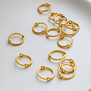 18k����ɫ�ٽz��߅��סȦȦ���׈A�hdiy�ֹ������������ŷ���