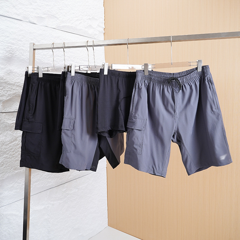 Foreign Trade Tail List ~ 3D Shock Absorbing Pad Men's Summer New Riding Pants Quick-drying Sports Shorts Five-point Pants Two-piece Set