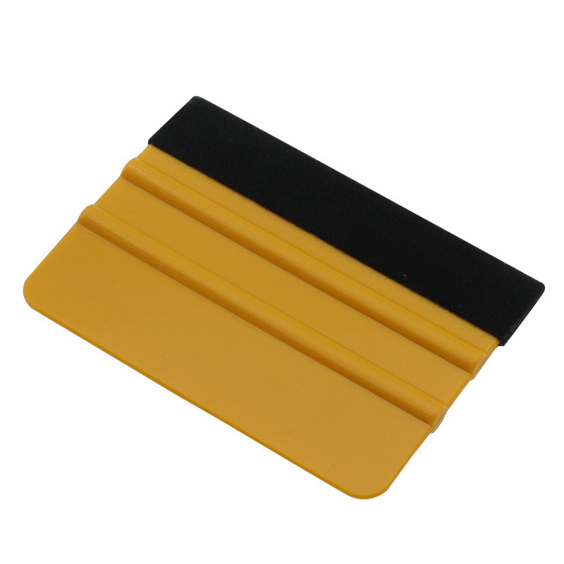Cuadrangular raspador de película de automóvil herramienta de película de plástico de pelusa raspador de película de cambio de color de cuerpo de automóvil raspador de pegatinas de vidrio
