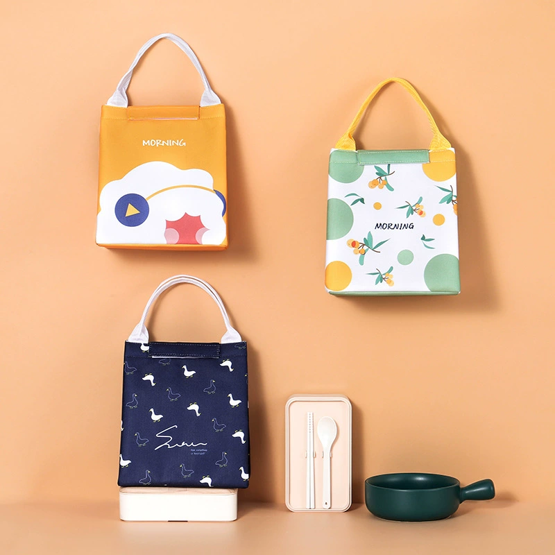 Коробка Обеда Алюминиевой Фольги Изоляции Мешок Водонепроницаемый Портативный Мешок Обеда Утолщенный Студент Обед Мешок Коробка Обеда Мешок