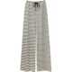 Black and White Striped Casual Pants Women's 2024 Spring and Summer High Waist Straight Towel Pants Loose Dape Wide Leg Pants