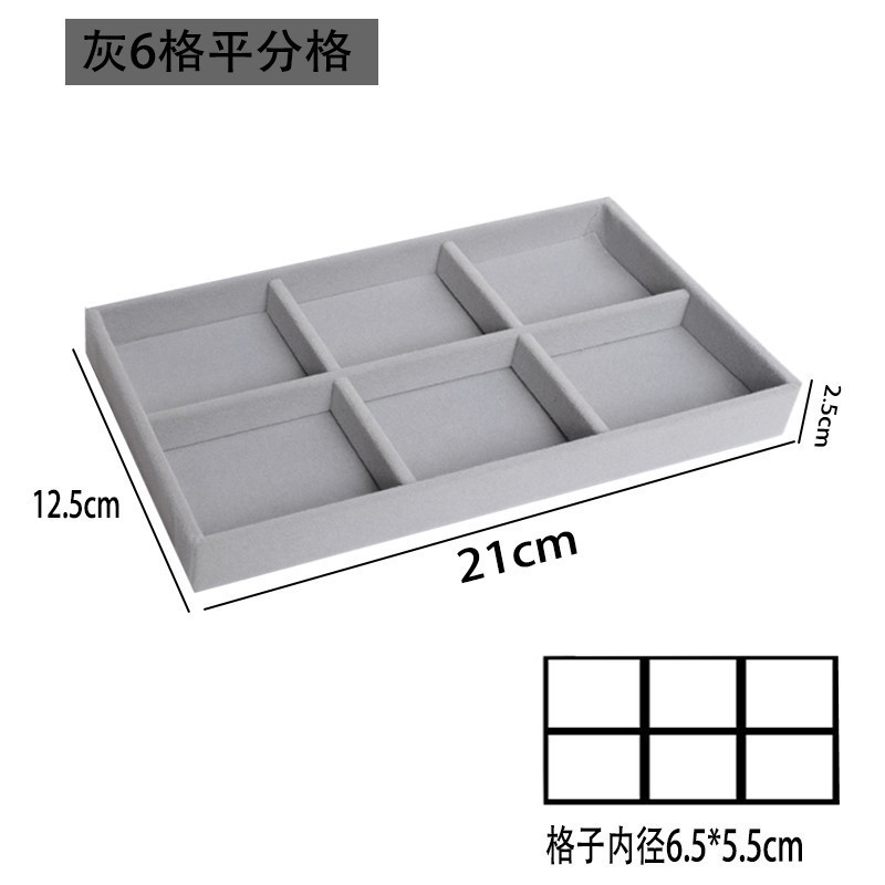 Muestra de joyería negra de alta calidad de tela de vello para ver paletas de joyería caja de almacenamiento collar de joyería anillo bandeja de visualización image 34