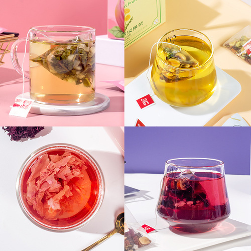 Scented tea souvenir mulberry rose black wolfberry tea peach oolong multi-flavor Teacher's Day gift scented tea gift box