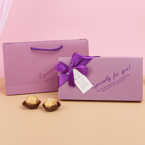 Valentine's Day Gift Box 18-Gate Chocolate Packaging Box Companion Gift Box Wedding Candy Box Companion Gift Box