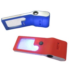 LED light money tester light jewelry stone magnifier with microscope 3x magnification with leather case e-commerce