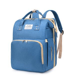 Nou pliabil Sleeping Mommy Multi funcțional Mama Baby Mama Bag sticlă scutec rucsac_voghion.com