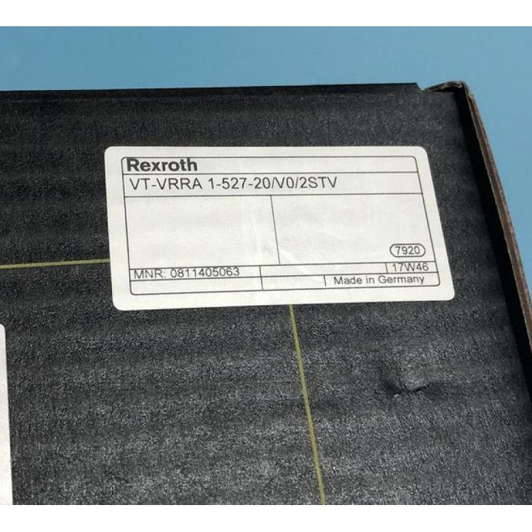 0811405063 VT-VRRA1-527-20/V0/2STV放大器Rexroth力士乐原装