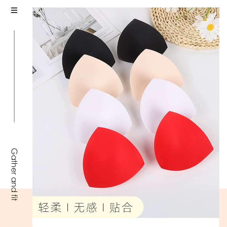 Летняя дышащая треугольная чашка нижнего белья вставка для груди одежда для йоги протирать обернутую грудь Спортивное нижнее белье вставка для груди оптом