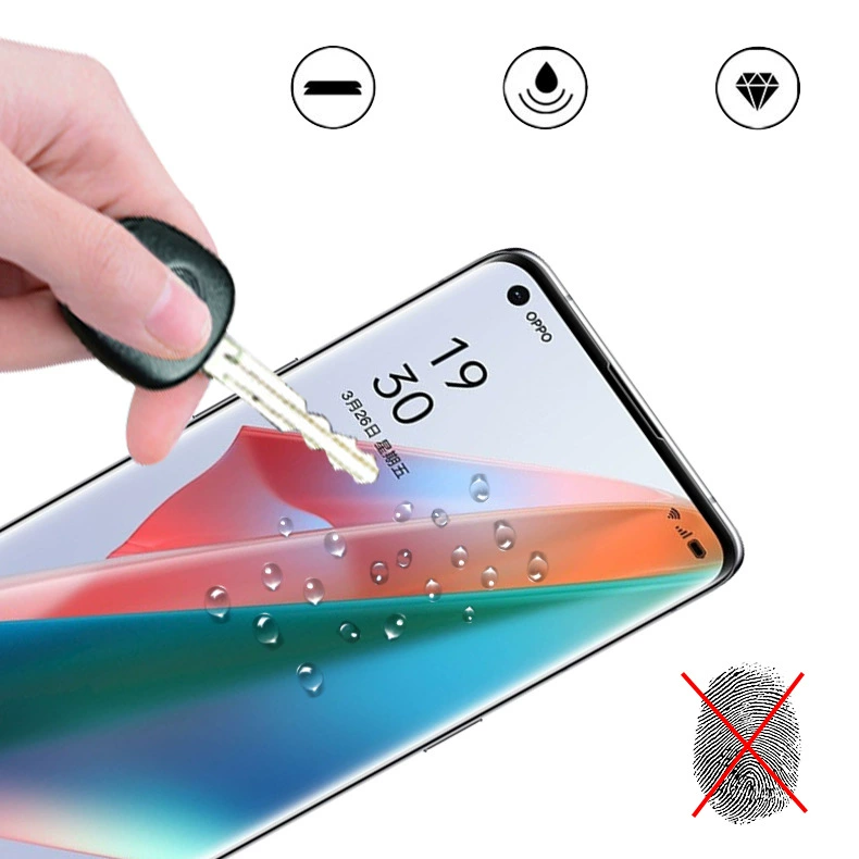 Совместимый чехол с гидрофильмом OPPO Find X3 PRO, Гермонд - закругленный (edge) водонепроницаемый гидрофильмовый корпус с полным гелиевым позиционированием квантовая мембрана