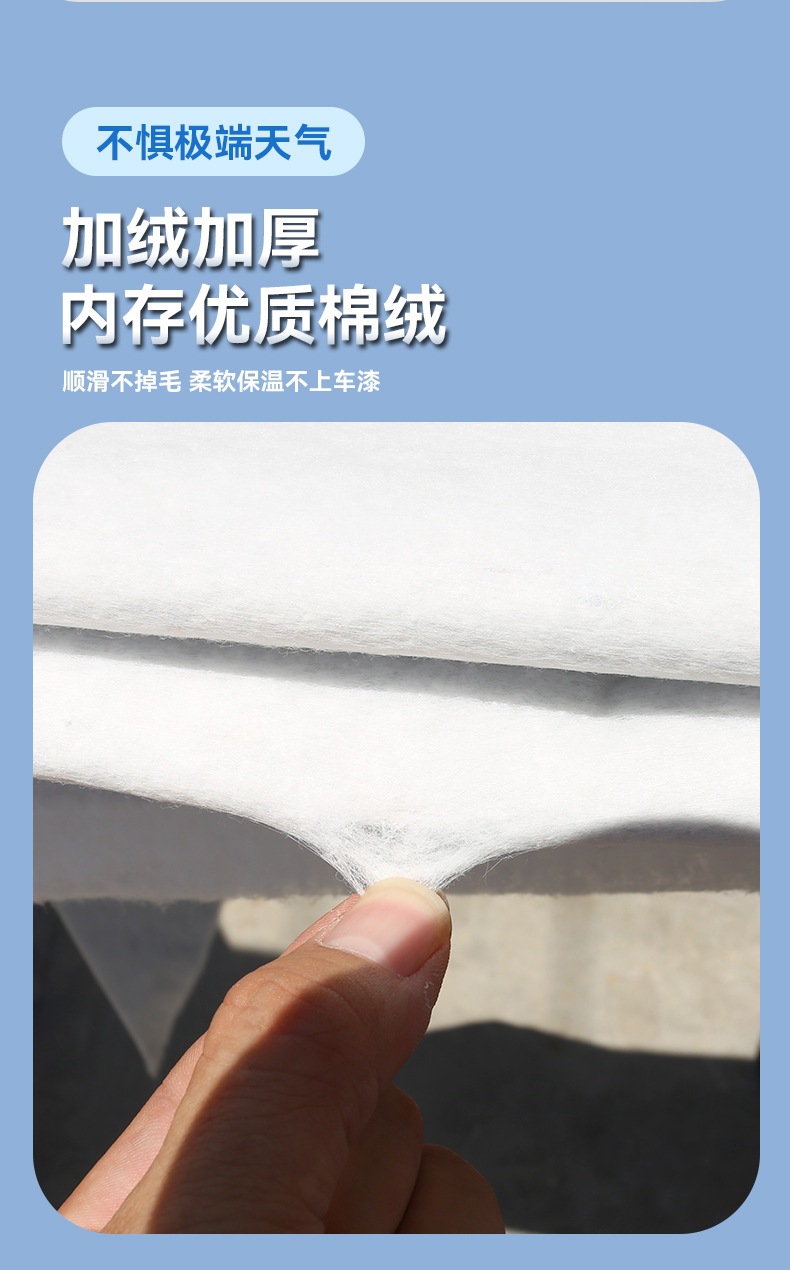 In-stock car cover, sun and rain protection, suitable for all seasons, thickened and insulated, made of DuPont Oxford fabric, full cover