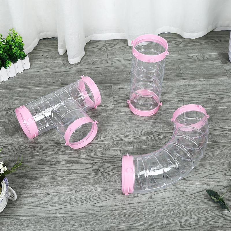 Pet Hamster and Goldfish Bear Outdoor DIY Accessories Climbing Stair Tunnel Toy Basic Cage Large Rabbit