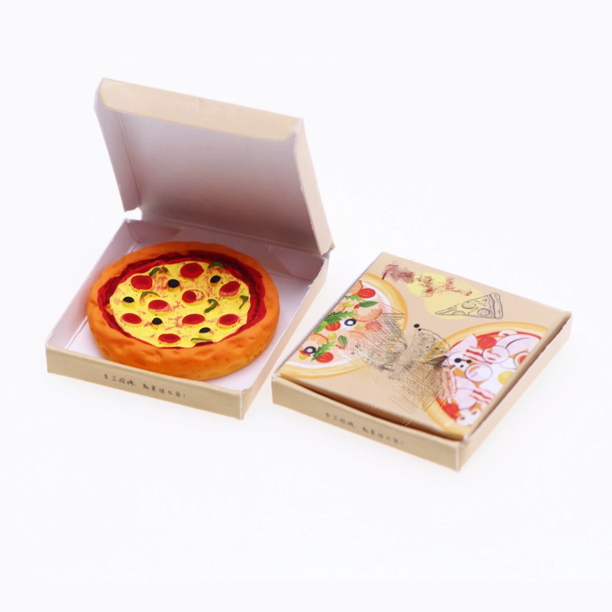 Кукольный домик мини-симулятор на вынос в штучной упаковке пиццы миниатюрные сцены с едой