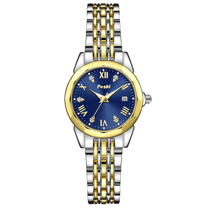 Venta caliente calendario único impermeable reloj de mujer POSHI marca reloj de cuarzo reloj de moda mujer TikTok live