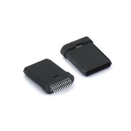 TYPE-C 24P 夹板typec公头 全塑防刮伤 测试架 转接连接器