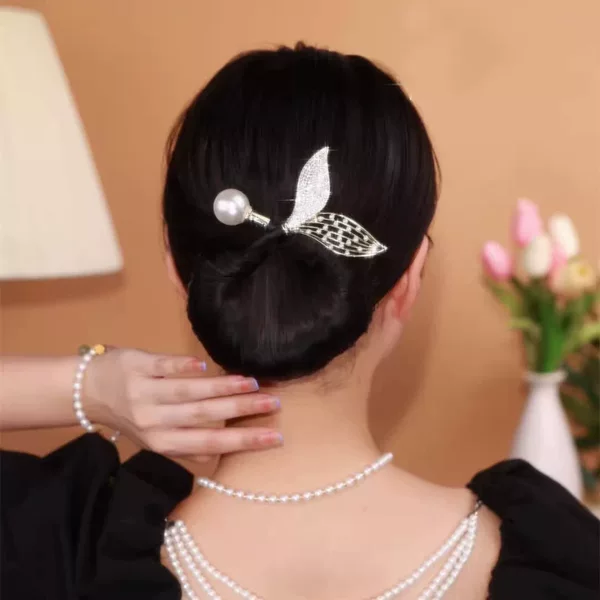 Elegant and Exquisite Mermaid Tail Hair Curler for Women, Back of Head Hair Twist Clip Hair Accessory