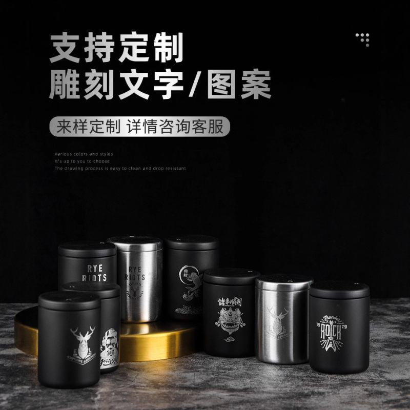 不锈钢牙签筒创意加厚抗摔牙签收纳罐家用餐厅牙签筒批发制定logo|undefined