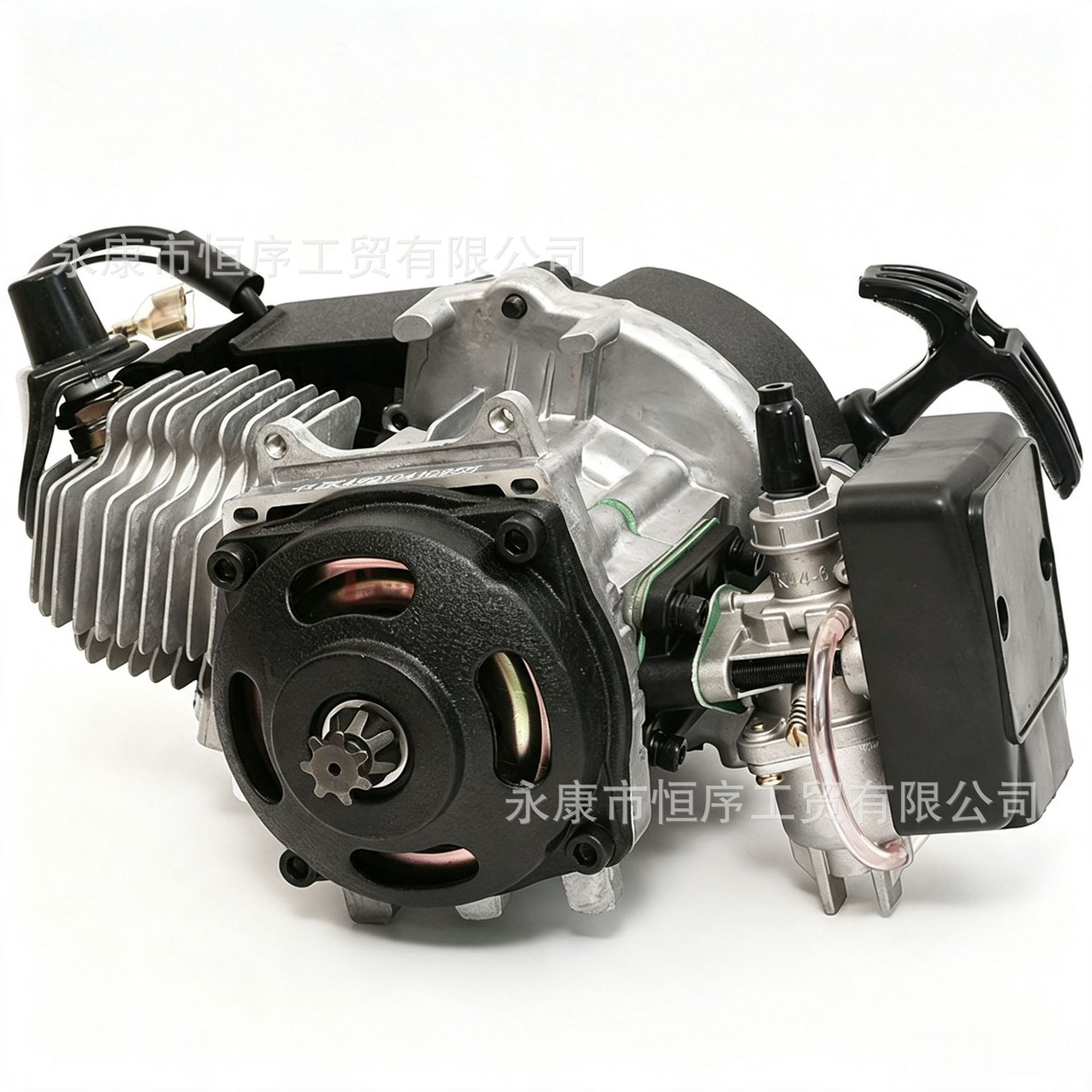 Mini Motorcycle Accessories 49Cc Small Sports Car Small Off-Road Motorcycle Hand-Pull Start Two-Stroke Gasoline Engine