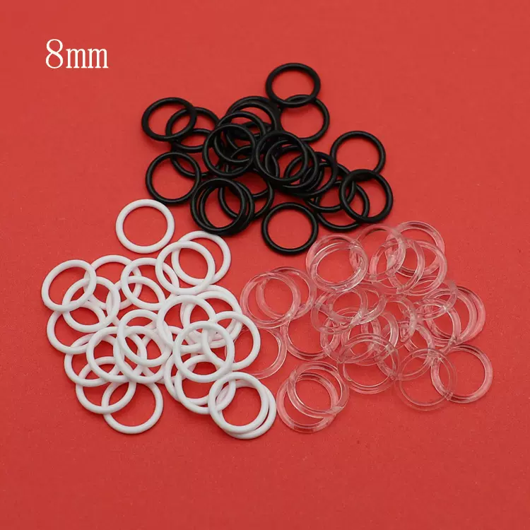 8mm O型圈内衣扣胸罩胸围扣婚纱口罩DIY 防滑调节配件扣现货100个