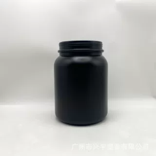 2500毫升HDPE大容量圆瓶塑料瓶 蛋白粉保健瓶 3L 3.5L广口避光瓶