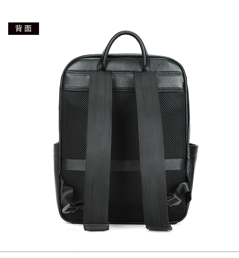 Ba lô nam công sở da bò cao cấp, đựng laptop 15 inch, dung tích lớn — 2348 Màu đen, 2349 màu đen, 2350 màu đen, 2351 Màu đen chi tiết 70