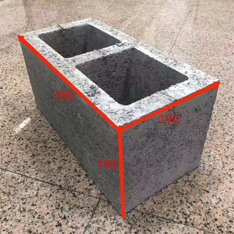 Internet Celebrity Double-Hole Cement Hollow Brick Components Slope Protection Brick Decorative Brick Wall Art Landscaping Wall Porous Square Brick