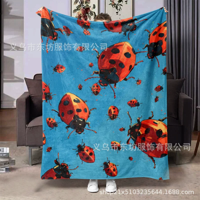 Простая семизвездная божья коровка креативная теплая и удобная одеяла