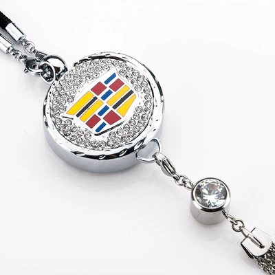 Specially Designed for Foreign Trade, Toyota | Car hanging - cadillac-full-diamond-pendant-tassel-pendant-comes-with-spray-head-perfume-1-bottle-of-blue-ocean