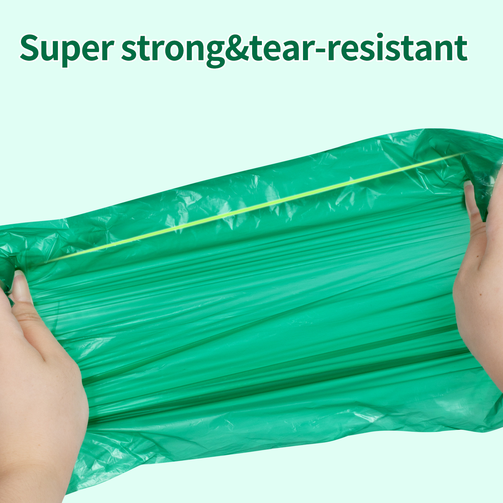 Wow, bolsa de arena para gatos personalizada, bolsa de mierda para perros, bolsa de heces degradable EPI, bolsa de basura para mascotas desechable