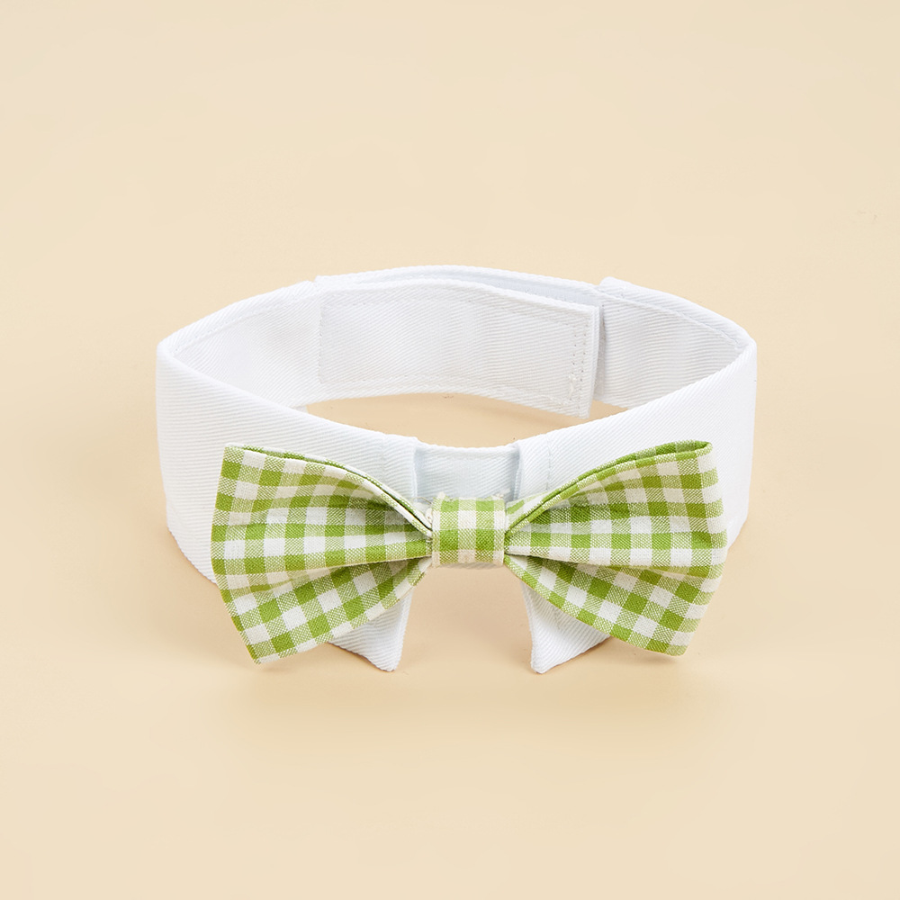 Tanpopo transfronterizo nuevo producto multicolor guapo mascota corbata velcro ajustable mascota accesorios arco