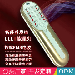 欧鎧ビーム健髪櫛養髪液EMSマイクロ電流導入器振動マッサージ櫛美容器
