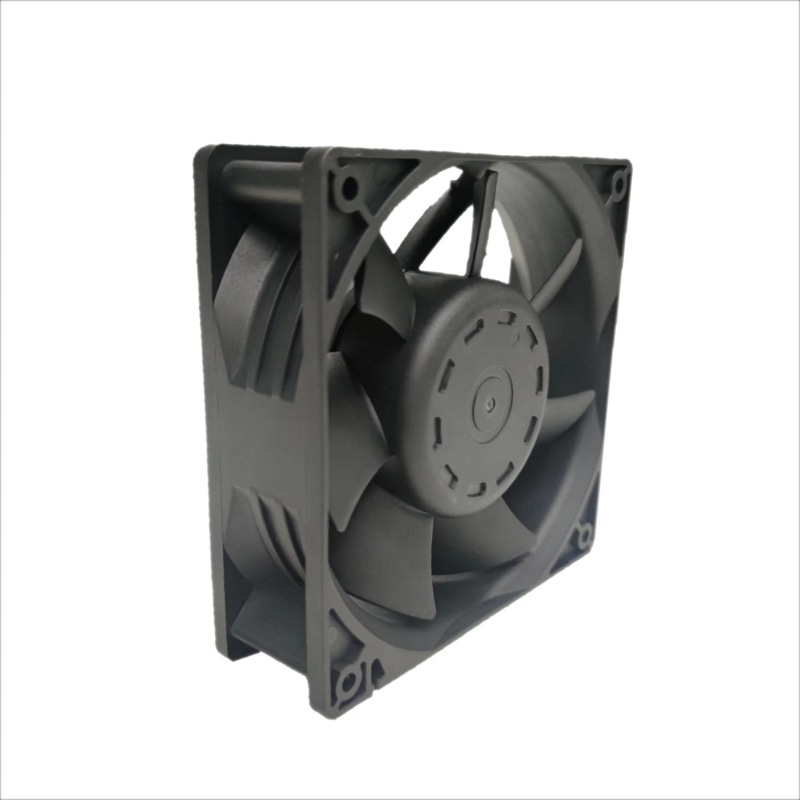 9LG1248P1H001铝框耐高温风扇DC12038直流散热风扇IP68防水风扇