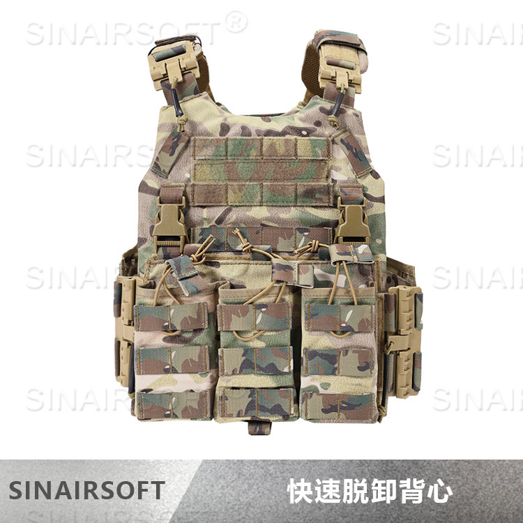 2024 New Quick Release Vest Tactical Vest Military Fan Outdoor Protective Vest Waterproof Scratch Resistant Wear-Resistant Nylon 2024 New Quick Release Vest Tactical Vest Military Fan Outdoor Protective Vest Waterproof Scratch Resistant Wear-Resistant Nylon