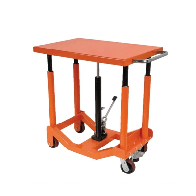 Jingsheng Column-type Lifting Platform Truck, Hydraulic Lifting Table, Manual Small Hydraulic Lifter, Lifting Transporter (Avtomobil fırlanan platformaları) - customized-deposit