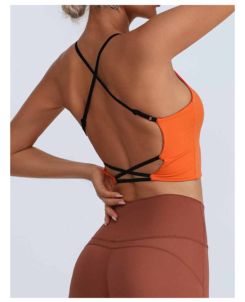 Chaleto de yoga original de nylon desnudo sensación de fitness ropa interior deportiva al por mayor oferta transfronteriza image 7