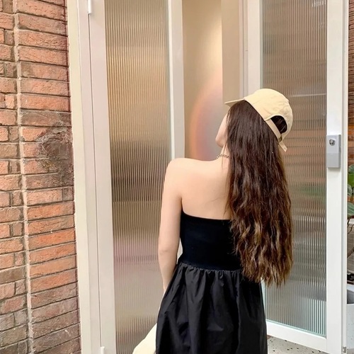 Korean Classic Braided Bodysuit Dress for Women Summer One-Piece High-Waist Loose Casual Short Pants