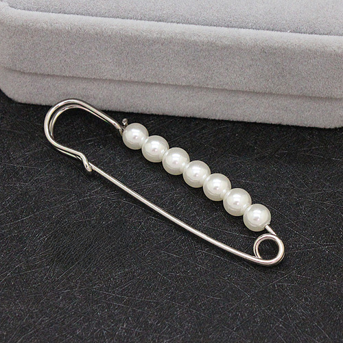 Simple and Fashionable Multiple Specifications Pearl Pins, Simple Scarves, Silk Scarves, Knitwear Buttons, Brooch Accessories, Cardigan Needles and Pins