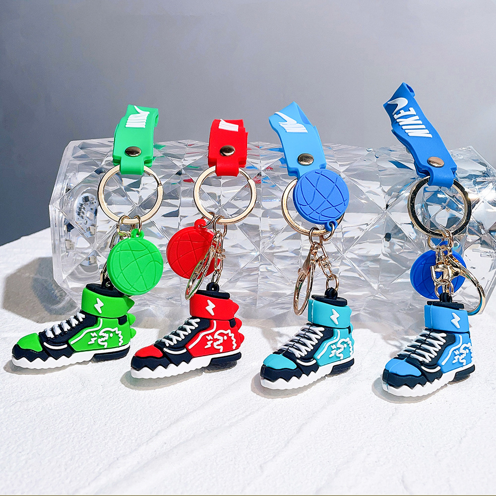 Creative Silicone AJ Shoe Mold Keychain 3