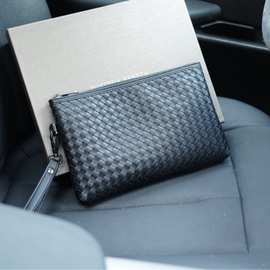 B&V商务男士手包新款大容量手拿包男手抓机包信封真皮包实拍图片