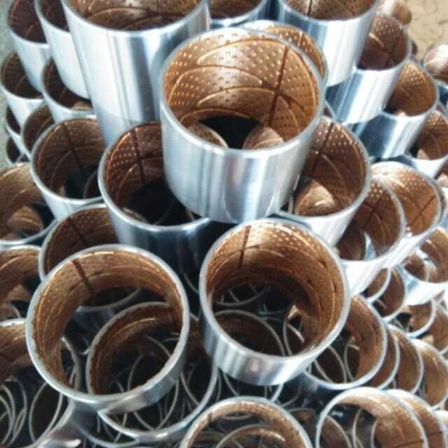 JF800双金属衬套  汽车转向节 主销衬套无油润滑钢板轴套 复合套