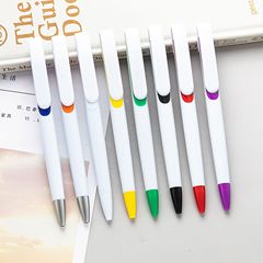 メーカー直販プラスチック押し広告ペンカスタムロゴ広告ペンホテル販促用ペン
