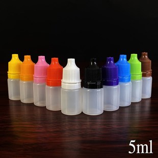 Wholesale 5ml ml eye drops bottle drop bottle eye drops bottle squeeze plastic small bottle pigment packaging liquid bottle