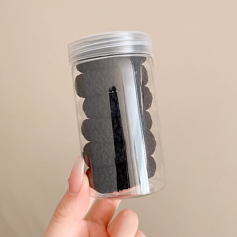 Caja alta cola de caballo cuerda para el cabello niña 2024 nuevo estilo de alta calidad cabeza de amarre de alta elasticidad banda de goma duradera anillo para el cabello tocado