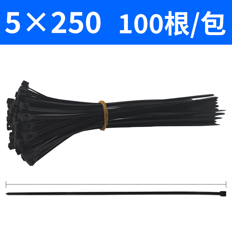 Cintas de nylon genuinas, cinta de fijación auto-bloqueo, cinta de engrosamiento de plástico, cinta de arnés de cable transfronterizo