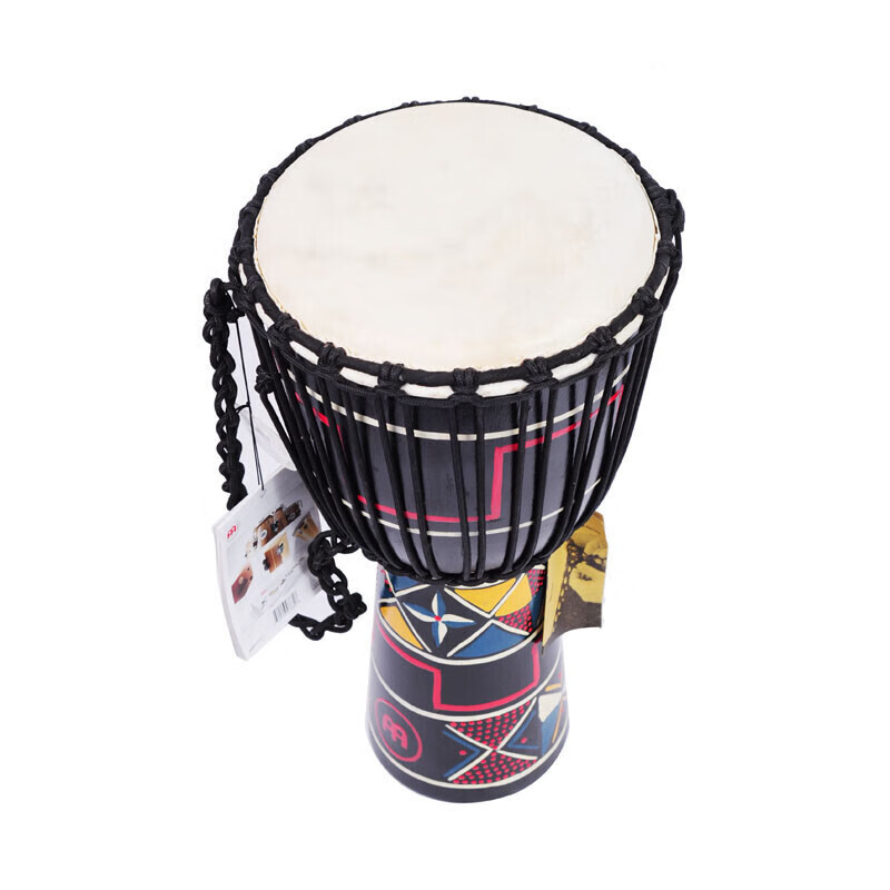 Maier tambor africano madera maciza Alemania Maier piel de oveja pandereta profesional instrumento musical adulto principiante tambor indonesio 10 pulgadas